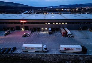 The new Raben warehouse in Cluj, a state-of-the-art logistics warehouse with daily direct connections to Europe