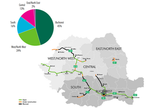 The modern stock of industrial spaces will reach 5.5 million sqm in 2021 in Romania