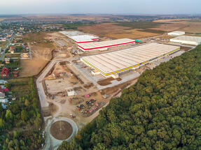 CCC Group is expanding its logistics center in the WDP Ștefăneştii de Jos park