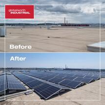 Globalworth announces the completion of another solar plant installation on the rooftop of its Industrial Park West in Oradea