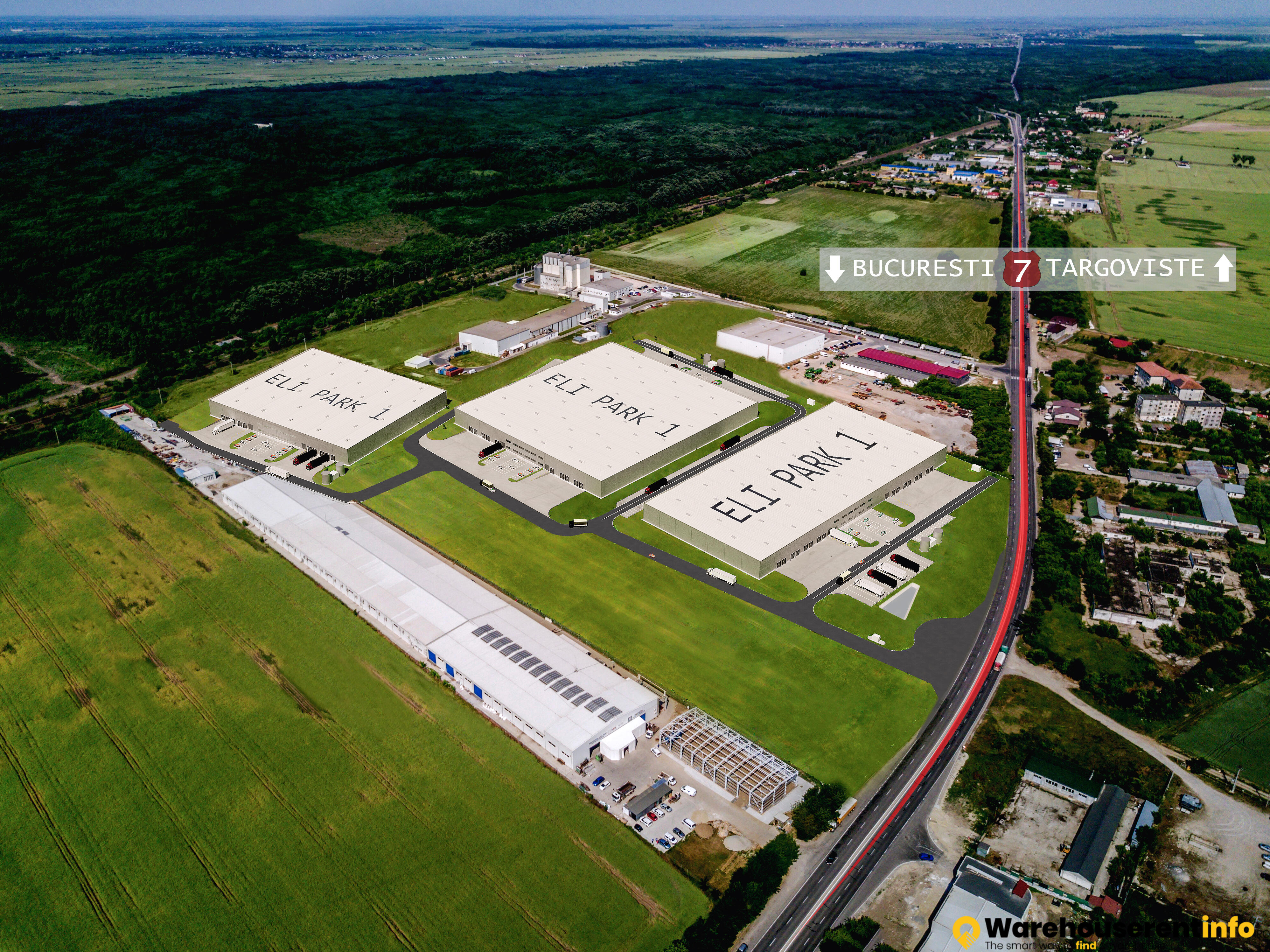 Warehouse For Rent In Eli Park 1 Bucharest Dn7 Chitila