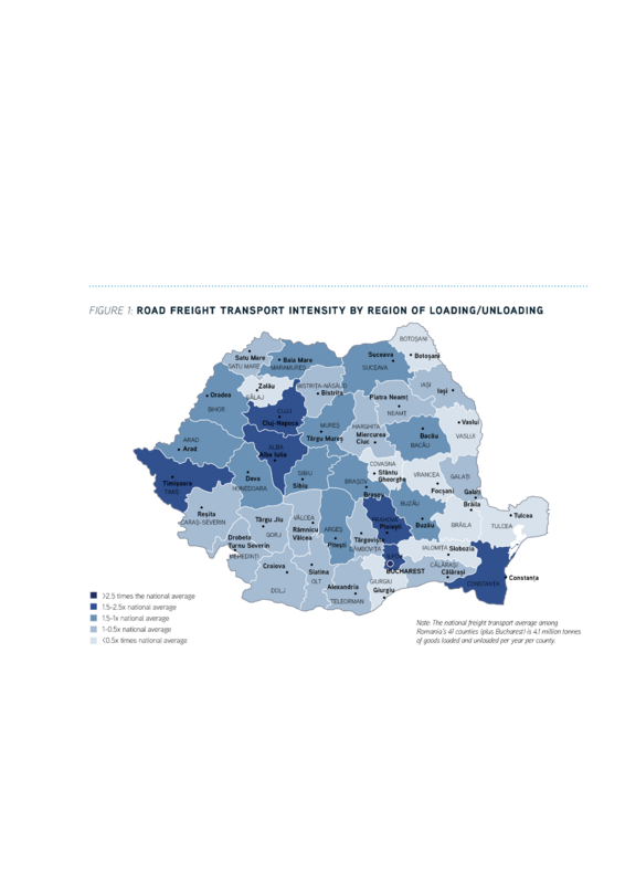 Constanta, Alba and Timis follow Bucharest as the strongest logistics hubs
