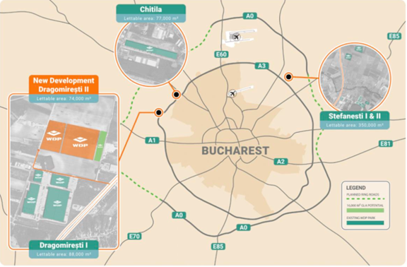 WDP expands the logistics park in Dragomirești, investment of over 50 million euros