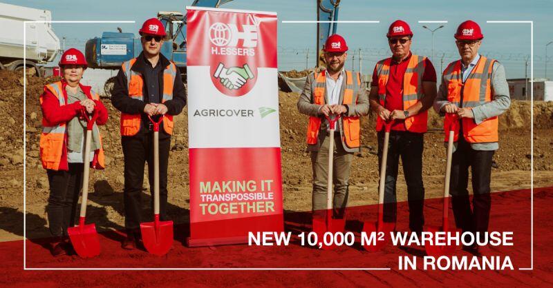 H.Essers constructs its first CO2 neutral warehouse of 10,000 m² at high Seveso standards for Agricover Distribution in Bolintin Deal