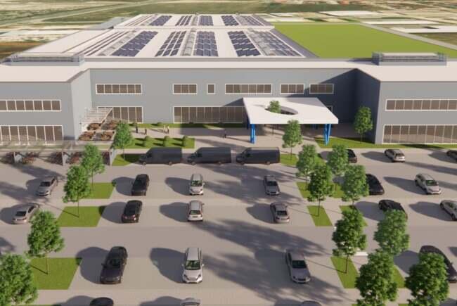 EBM PAPST is building a new hall in Industrial Park II in Oradea