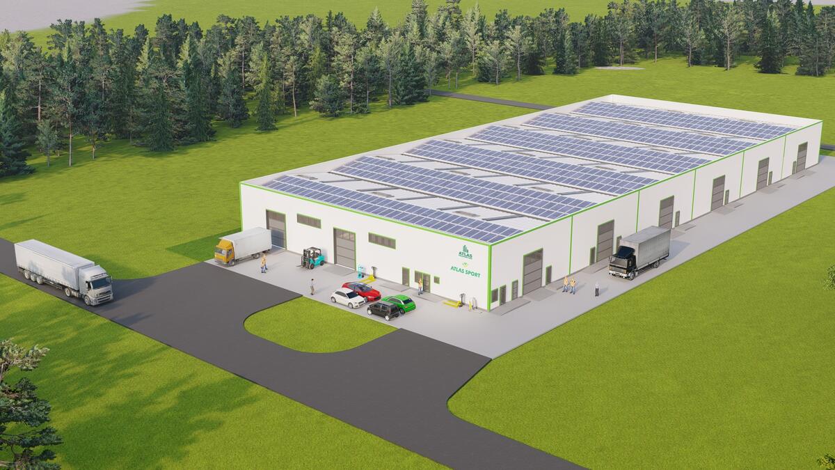 Modern 3,600 sqm warehouse under construction at Mureș Industrial Park – available from January 2026