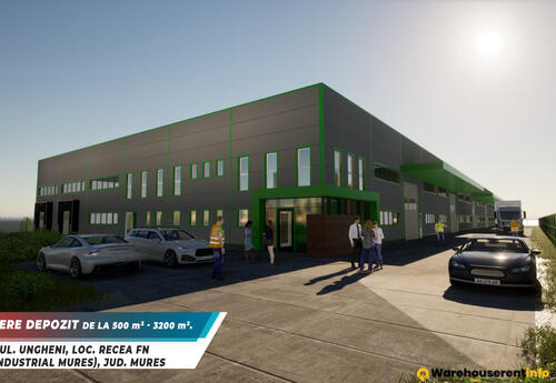 Warehouses to let in Închiriere depozit 3200 mp. clasa A - Parc Industrial Târgu Mureş