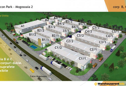 Warehouses to let in Business Park Recon Mogosoaia 2