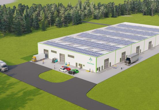 Modern 3,600 sqm warehouse under construction at Mureș Industrial Park – available from January 2026